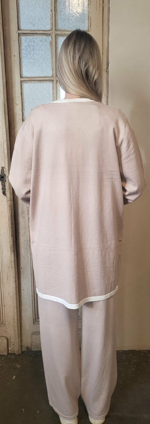 Lång kofta med fickor