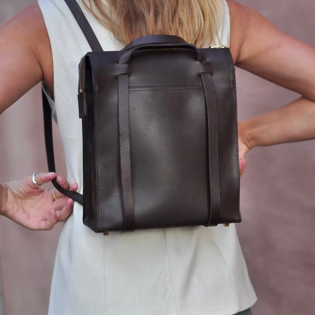 Pialin läderväska medium