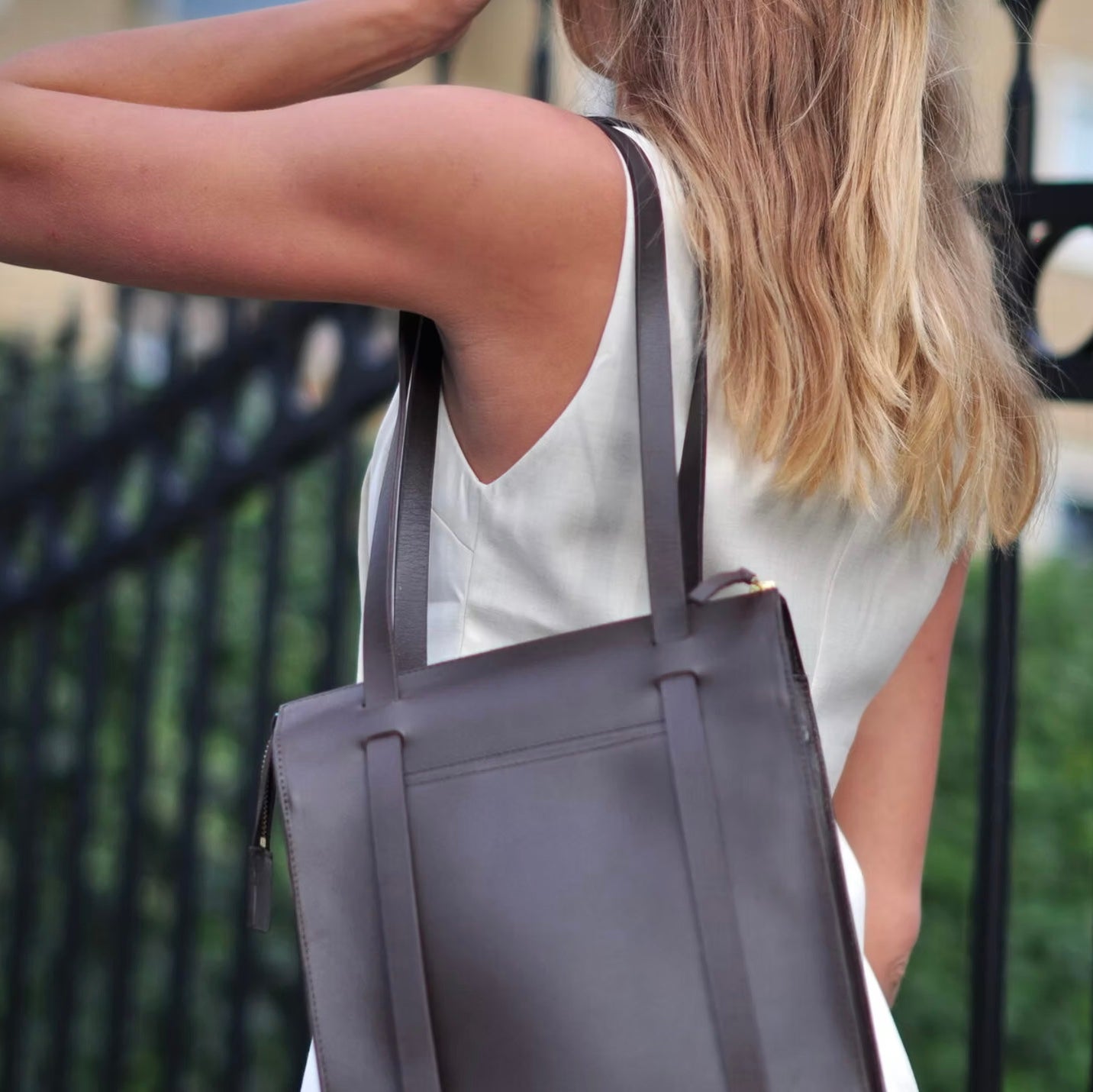 Pialin läderväska medium