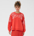 Daria sweatshirt med blommor