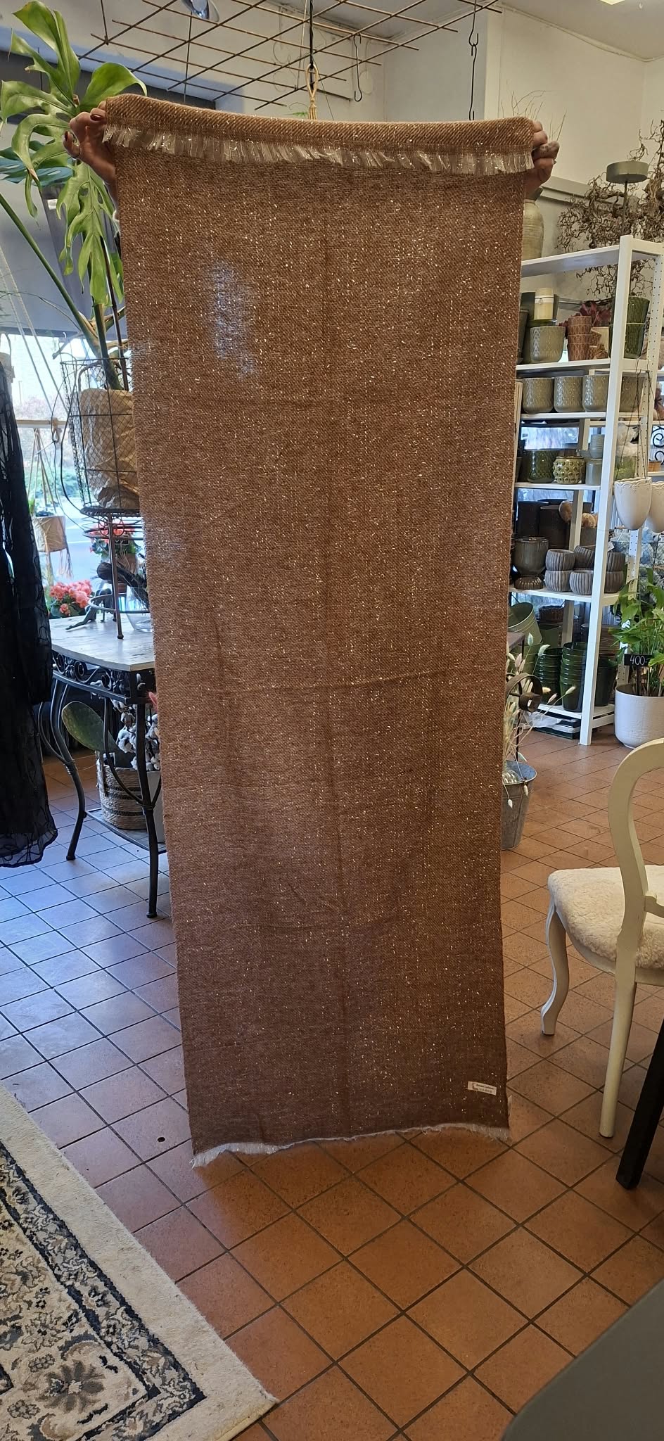 Glittrig halsduk med blandad Cashmere - finns i flera färger